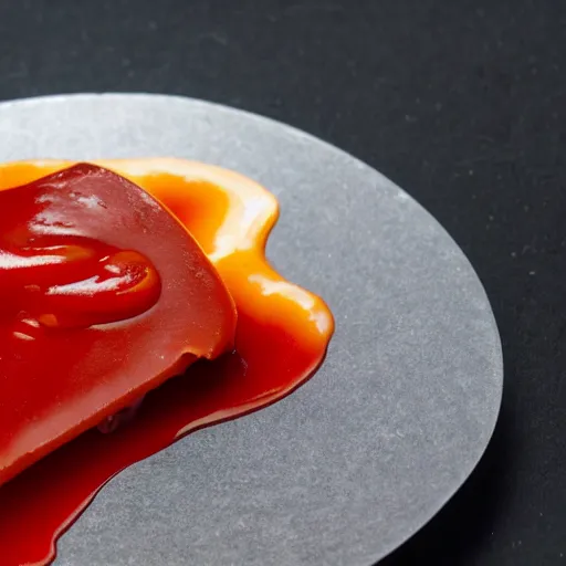 Image similar to a slice of ketchup