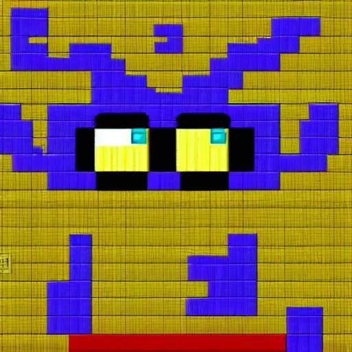 Image similar to evil robot minion, pixel art, 3 2 - bit, hd pixel art, highly detailed