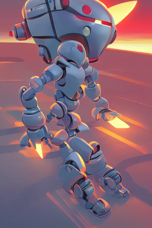 Image similar to metabots medabots medarotto medarot robot minimalist comics, behance hd by jesper ejsing, by rhads, makoto shinkai and lois van baarle, ilya kuvshinov, rossdraws global illumination ray tracing hdr radiating a glowing aura