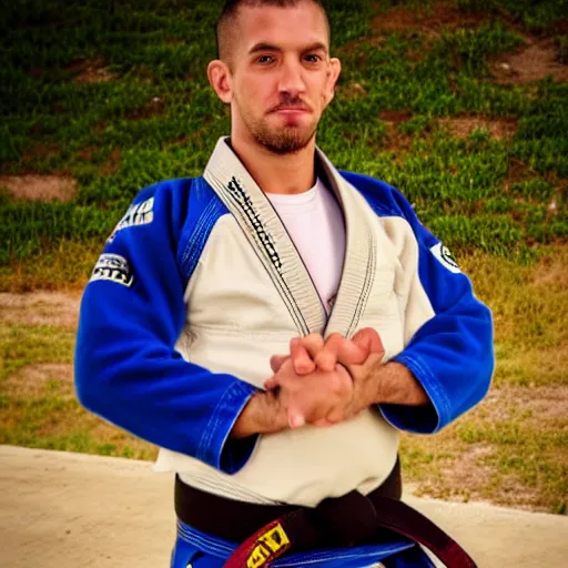 Image similar to photo of bjj athlete posing