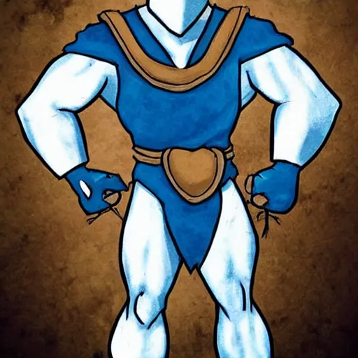 Prompt: subzero from mortal kombat in the style of tintin, comic