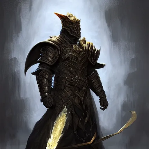 Image similar to digital art painting of a black dragonborn!!! wearing ( ( ( ( armored ) ) ) ) wizard robes!!!, dnd portrait painted by craig mullins and gaston bussiere and greg rutkowski