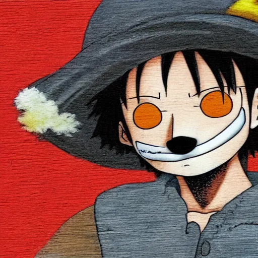 Prompt: luffy as 🐨