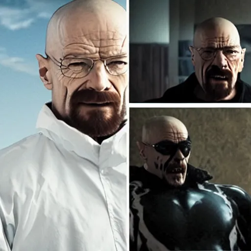 Prompt: walter white as venom