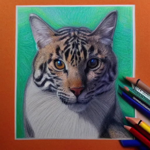 Prompt: Colored pencil art on paper, highly detailed, artstation