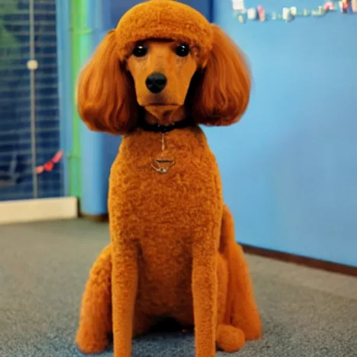 Prompt: scoobydoo, poodle style