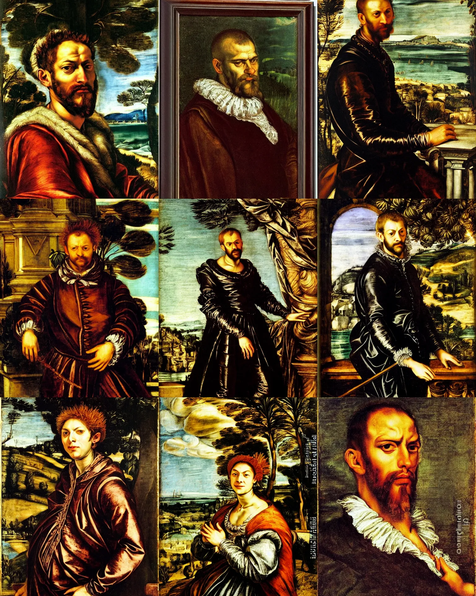 Prompt: a portrait of a character in a scenic environment by tintoretto