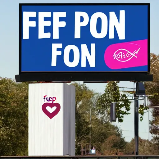 Image similar to feep popon billboard