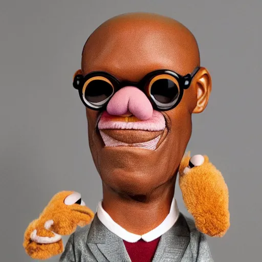 Image similar to Samuel L Jackson as a Muppet