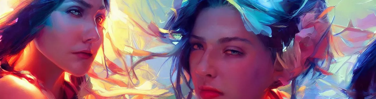 Image similar to wonderful colorful facebook banner. epic cinematic hyperrealism masterpiece. realistic poster with shaded lighting by craig mallismo, artgerm, jeremy lipkin and michael garmash, unreal engine, radiant light, detailed and complex environment, digital art, art station trends, detailed faces, detailed eyes