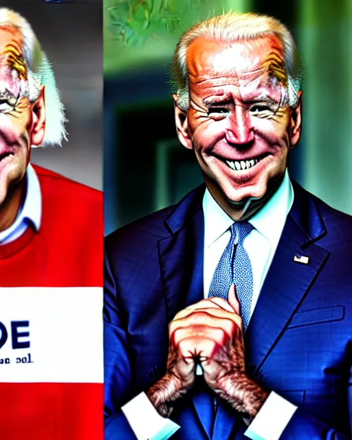 Image similar to joe biden as jimmy savile