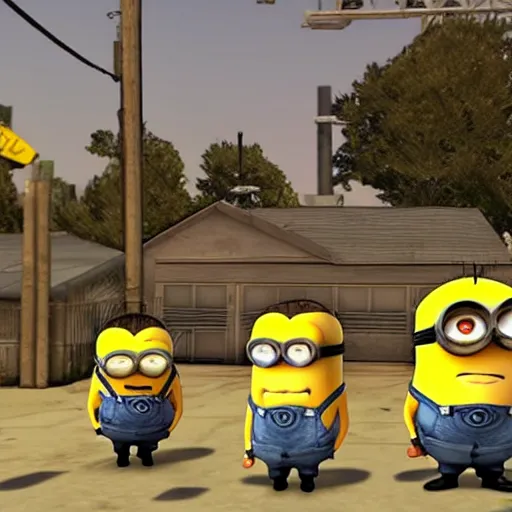 Prompt: GTA san andreas: Minions edition