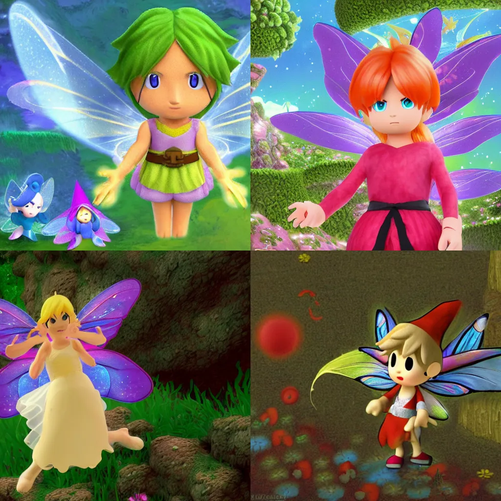 Prompt: fairy by shigeru miyamoto