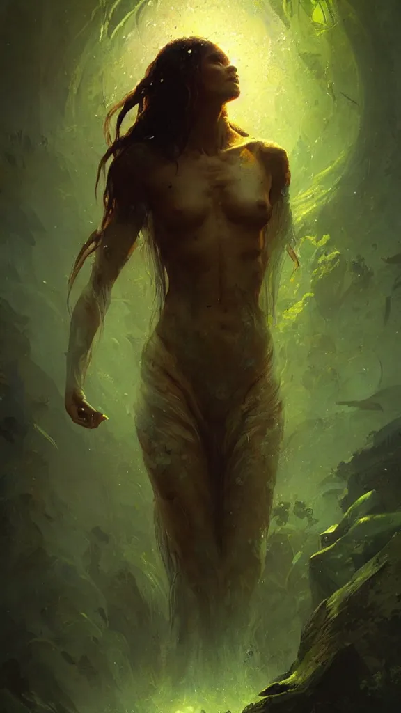 Image similar to The Ayahuasca Spirit soul, by Greg Rutkowski