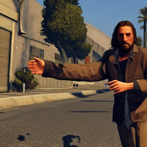 Image similar to Jesus Christ in GTA 5 cutscene