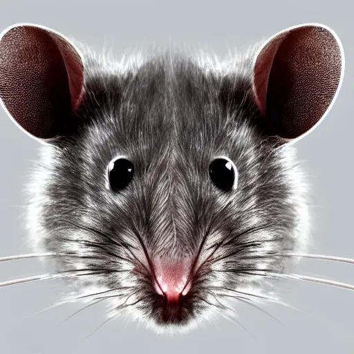 Image similar to rat with Putin's face, Putin's face with mouse nose and mouse mustache, 4k photo,