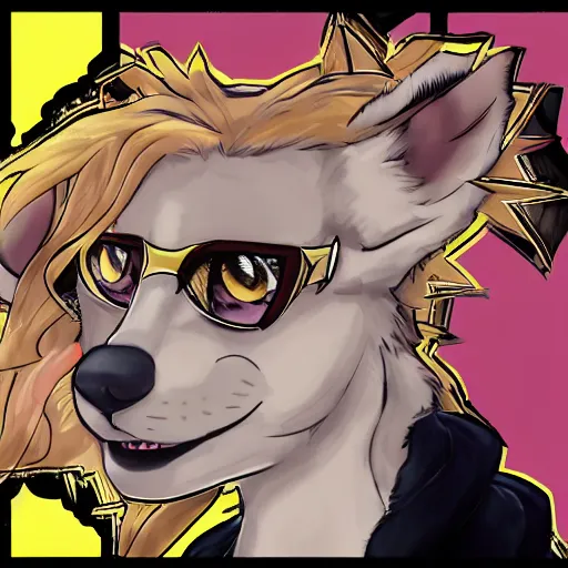 Prompt: giorno giovanna's fursona, furaffinity sytle, detailed