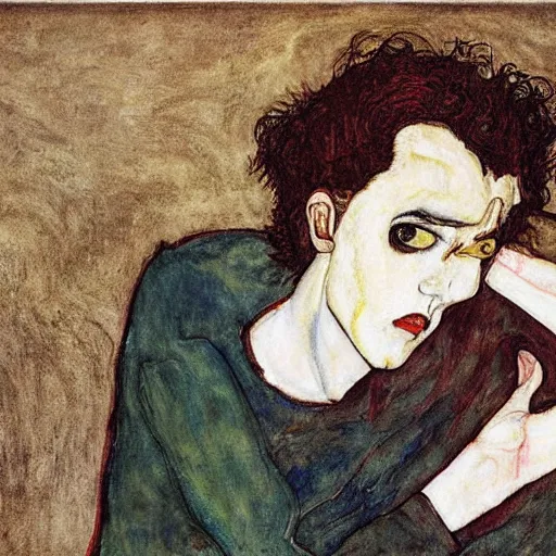 Image similar to buffy the vampire slayer, egon schiele