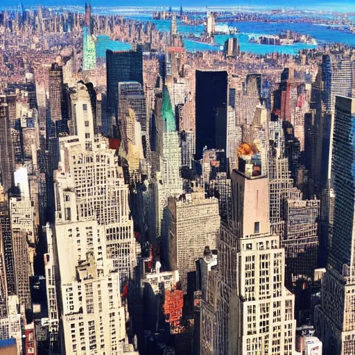 Image similar to new york city