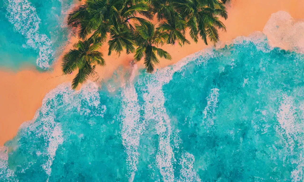 Image similar to paradise beach by alena aenami artworks in 4 k