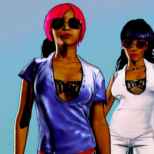 Image similar to left eye from tlc in gta style