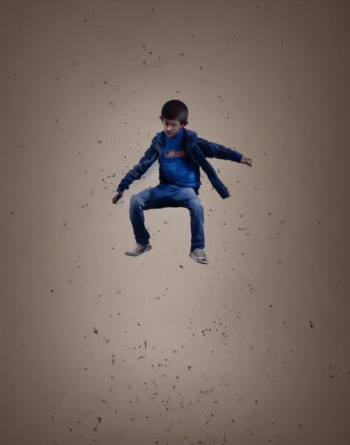 Prompt: A kid levitating in a forcefield, hyper realism, high detail, octane render, 8k, depth of field