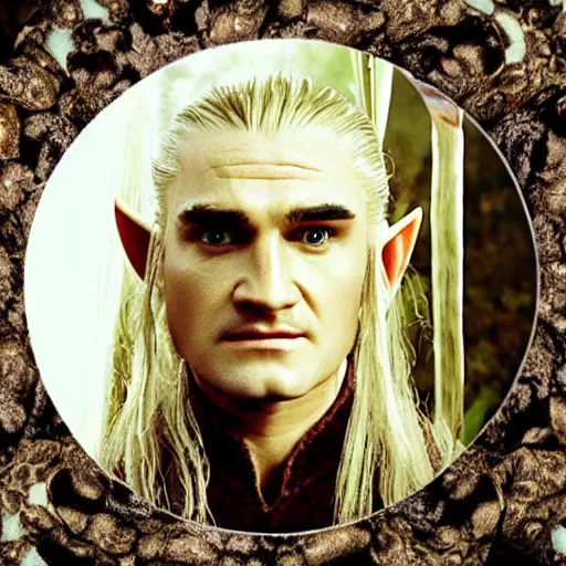 Prompt: lord of the rings legolas as a mushroom with face
