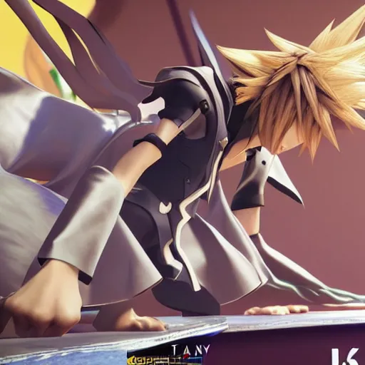 Prompt: a new kingdom hearts character in a dynamic pose. character design. gesture drawing. line of action. official art, concept art. tetsuya nomura. final fantasy. shigenori soejima medium shot. ray tracing hdr. 8 k. uhd. sharp focus. highly detailed. masterpiece. cinematic lighting..