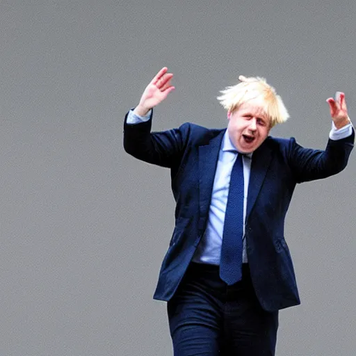 Image similar to photo of Boris Johnson dancing