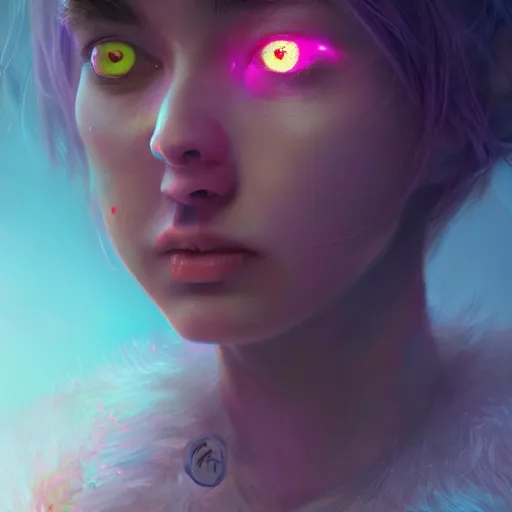 Image similar to A beautiful portrait of huggy-wuggy from poppy playtime video game, fullbody, ultra high detailed, glowing lights, oil painting, Greg Rutkowski, Charlie Bowater, Beeple, unreal 5, DAZ, hyperrealistic, octane render, RPG portrait, dynamic lighting, fantasy art, beautiful face