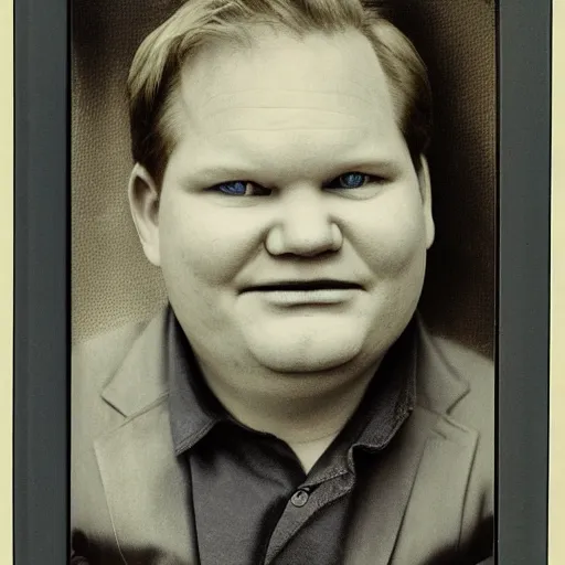 Image similar to andy richter, by joseph cornell,