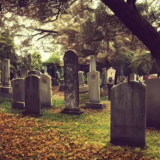 Prompt: movie scene, graveyard tombstones, haunted mansion, real bats, scary, bones, film scene, dark, wind blowing leaves