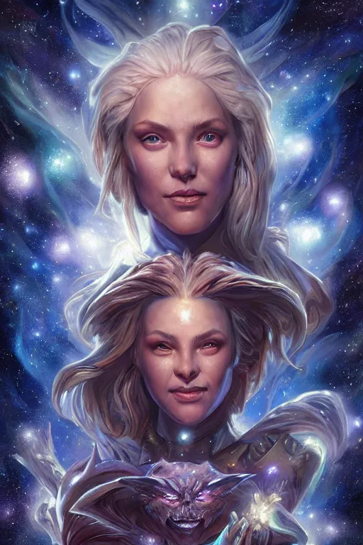 Image similar to beautiful oil painting with high detail of a wise space ent ( ( ( sobbing ) ) ) made of stars and plasma, hybrid from dungeons and dragons and art direction by james cameron ; by artgerm ; wayne reynolds art station ; cinematic quality character render ; low angle ; ultra high quality model ; production quality cinema model