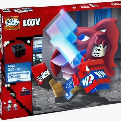 Image similar to morbius the Lego video game