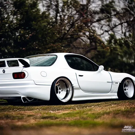 Image similar to white mazda rx 7 fd on bbs rs