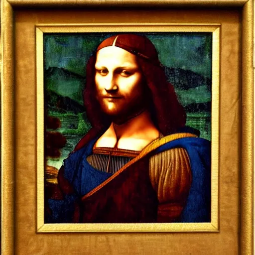 Prompt: Leonardo da Vinci portrait of Felix Kjellberg