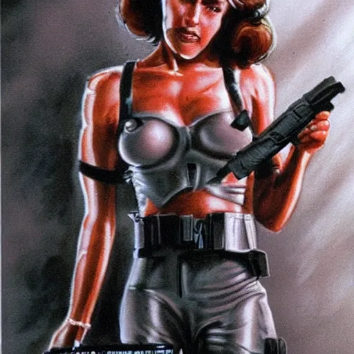 Prompt: female terminator