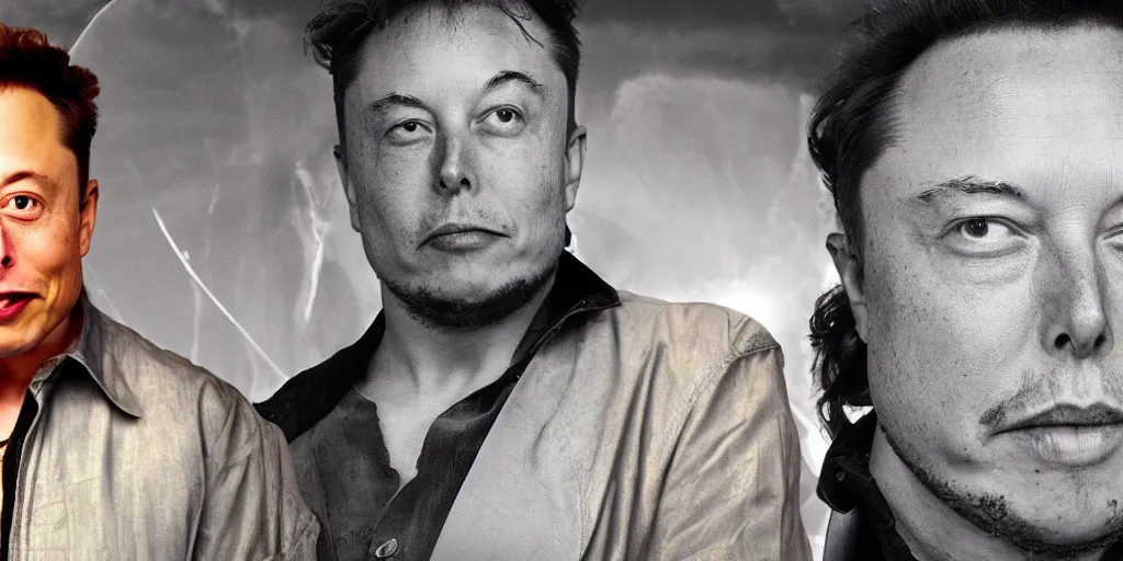 Prompt: elon musk in the ancient aliens tv show