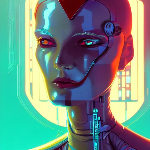 Prompt: a portrait of a beautiful cybernetic woman praying, cyberpunk concept art by josan gonzales and jean claude meziere and syd mead and moebius, trending on artstation