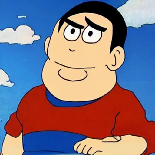 Prompt: shin chan as real person