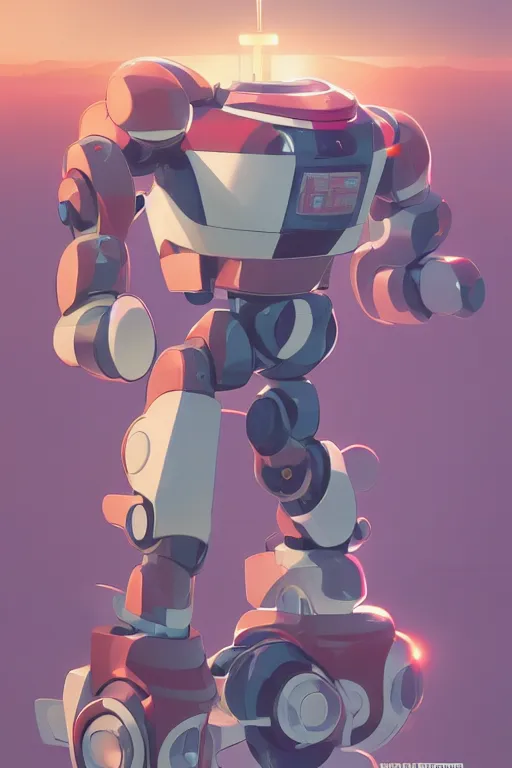 Image similar to metabots medabots medarotto medarot robot minimalist comics, behance hd by jesper ejsing, by rhads, makoto shinkai and lois van baarle, ilya kuvshinov, rossdraws global illumination ray tracing hdr radiating a glowing aura