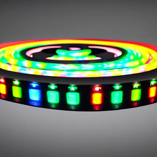 Image similar to rgb cob led tape, product render, 8 k, ledspace, ultraleds, unreal engine,