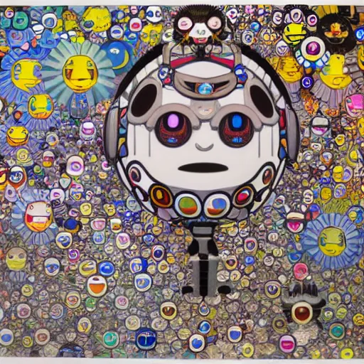 Prompt: cyberpope nocturne, takashi murakami