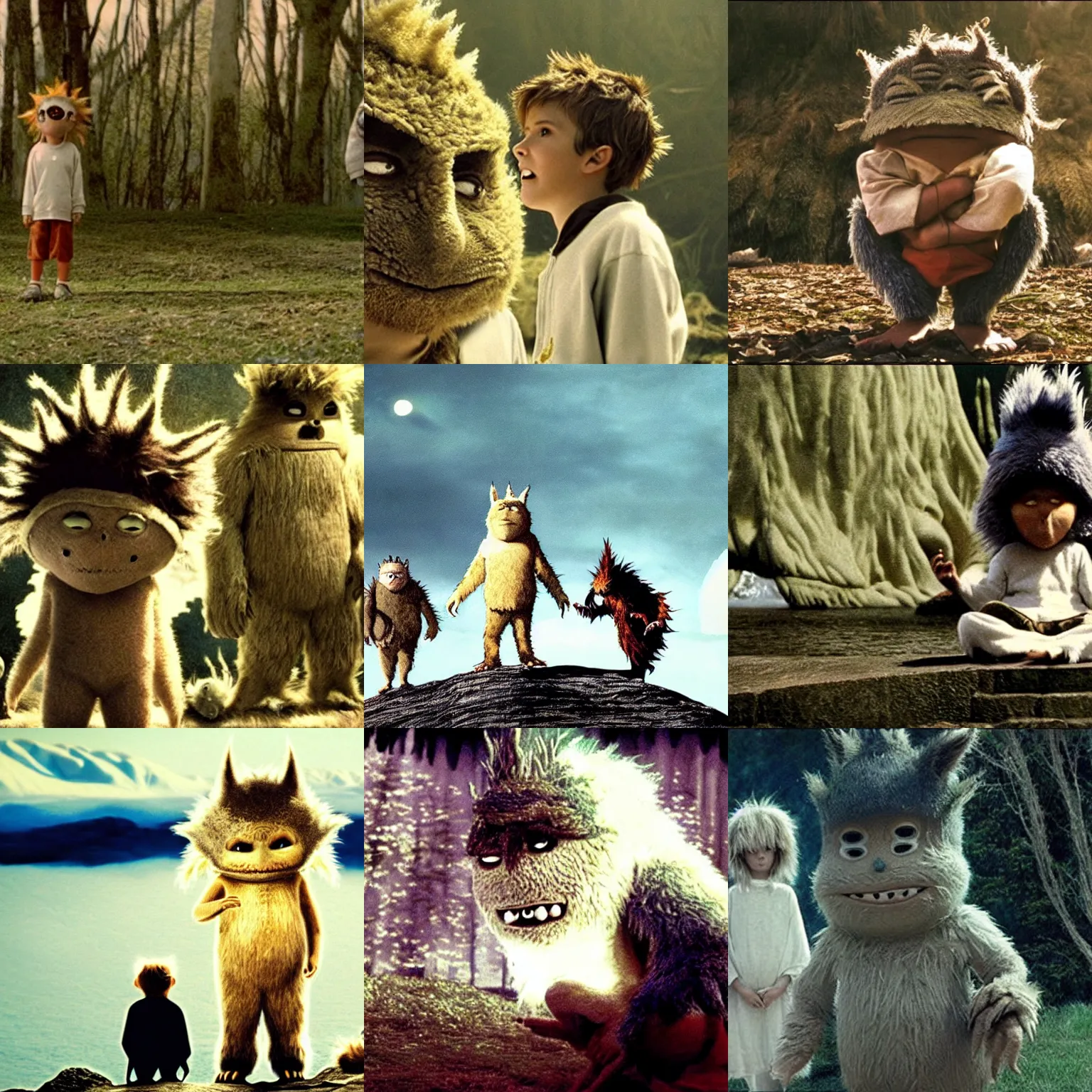 Prompt: a still from where the wild things are ( 2 0 0 9 )