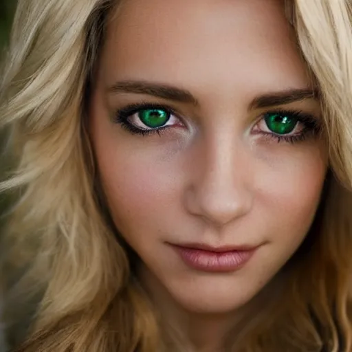 Image similar to a person with green eyes and blonde hair, hazel eyes