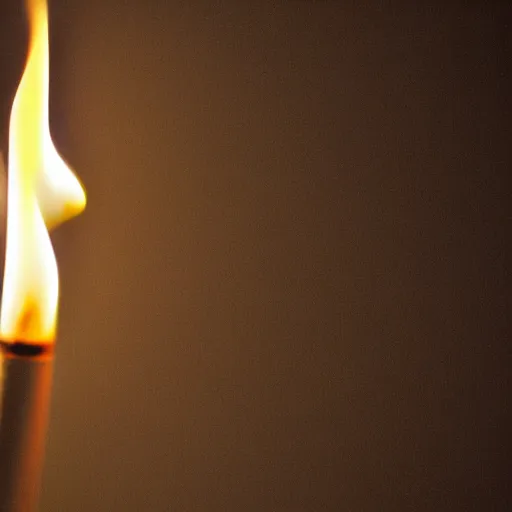 Prompt: an extreme close-up of the lit end of a cigarette, high definition