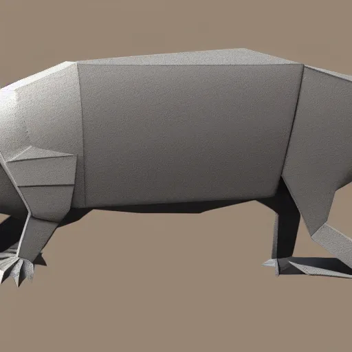 Prompt: 3 d render of a ps 1 rat, low poly count, raytraced, 3 0 8 0 ti