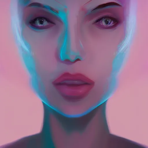 Prompt: face portrait of a woman underwater inspired by lois van baarle, cinematic, 8 k