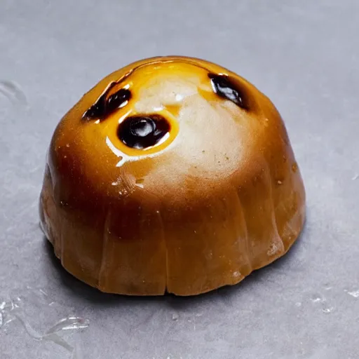 Image similar to an alien mushroom, gooey, melty