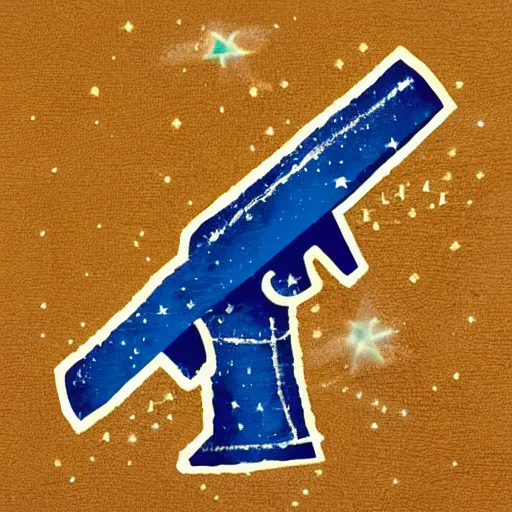 Image similar to shooting star with a gun